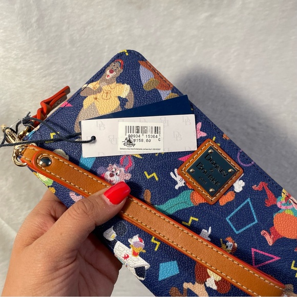 Disney Afternoon Dooney & Bourke Wristlet Wallet by Cortney Williams 90s - Picture 10 of 10